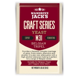 Дрожжи верхового брожения "Belgian Tripel Yeast" M31 10 гр. Mangrove Jacks (Новая Зеландия)