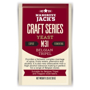 Дрожжи верхового брожения "Belgian Tripel Yeast" M31 10 гр. Mangrove Jacks (Новая Зеландия)