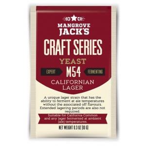 Дрожжи низового брожения "Californian Lager Yeast" M54 10 гр. Mangrove Jacks (Новая Зеландия)