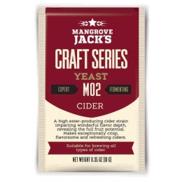 Дрожжи верхового брожения "Craft Series Cider Yeast M02" 10 гр. Mangrove Jacks (Новая Зеландия)