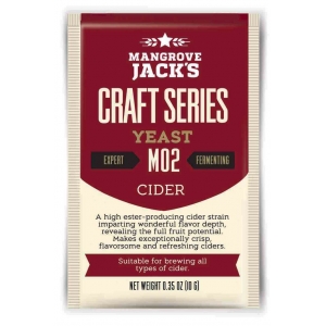 Дрожжи верхового брожения "Craft Series Cider Yeast M02" 10 гр. Mangrove Jacks (Новая Зеландия)