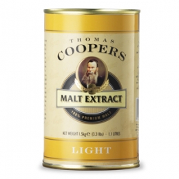 Неохмеленный солодовый экстракт Coopers "Light" (Светлый) 1,5 кг