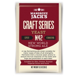 Дрожжи верхового брожения "New World Strong Ale Yeast" M42 10 гр. Mangrove Jacks (Новая Зеландия)
