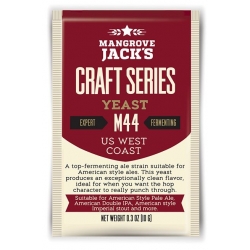 Дрожжи верхового брожения "US West Coast Yeast M44" 10 гр. Mangrove Jacks (Новая Зеландия)