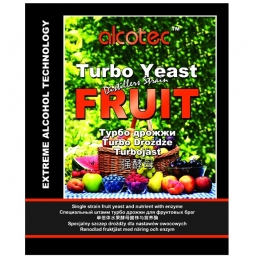 Спиртовые дрожжи Alcotec Fruit Turbo 60 гр. (Англия)