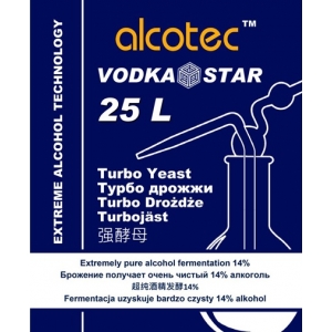 Спиртовые дрожжи Alcotec VodkaStar Turbo 66 гр. (Англия)