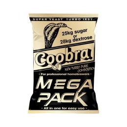 Дрожжи сухие активные  Coobra Mega Pack на 100л. 360гр