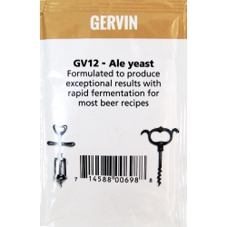 Дрожжи верхового брожения Gervin GV12 11,5 гр. (Англия)