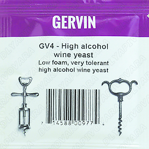 Винные дрожжи Gervin GV4 High Alcohol Wine