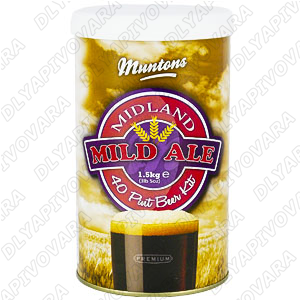 Пивной экстракт Muntons Premium "Midland Mild Ale" 1,5 кг.