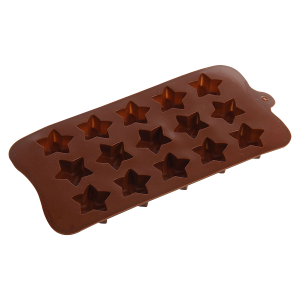 Форма силиконовая для шоколада "Звезды"