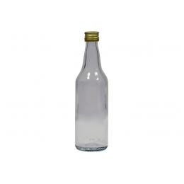 Бутылка стеклянная "Мерзавчик" с пробкой, 100 мл
