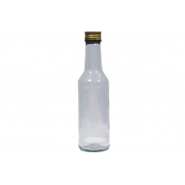 Бутылка стеклянная "Чекушка" с пробкой, 250 мл