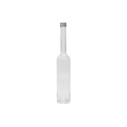 Бутылка стеклянная "Платин" с пробкой, 500 мл