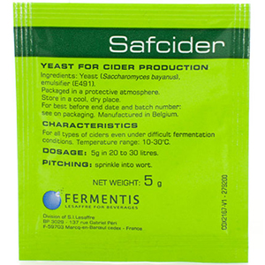 Дрожжи для сидра "Safsider" 5 гр. Fermentis (Франция)