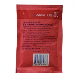 Дрожжи верхового брожения "Safale US-05" 11,5 гр. Fermentis (Франция)